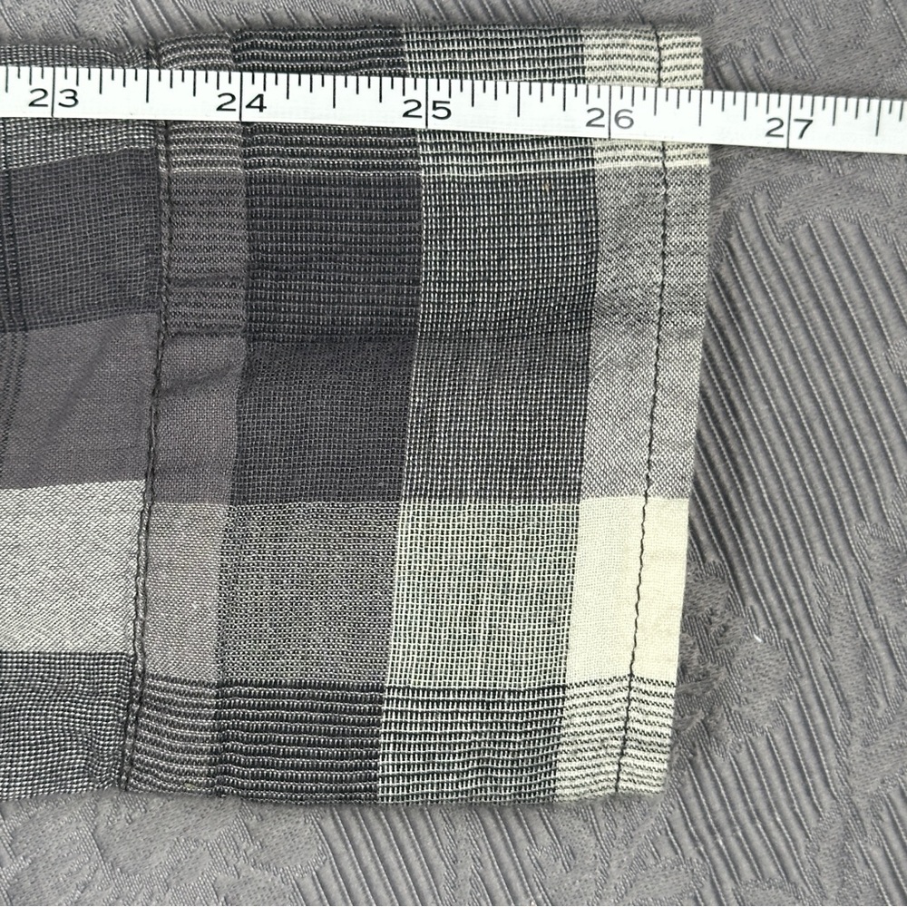 Salt Valley Western Pearl Snap Plaid Cotton Shirt M 40” Chest - Picture 7 of 12